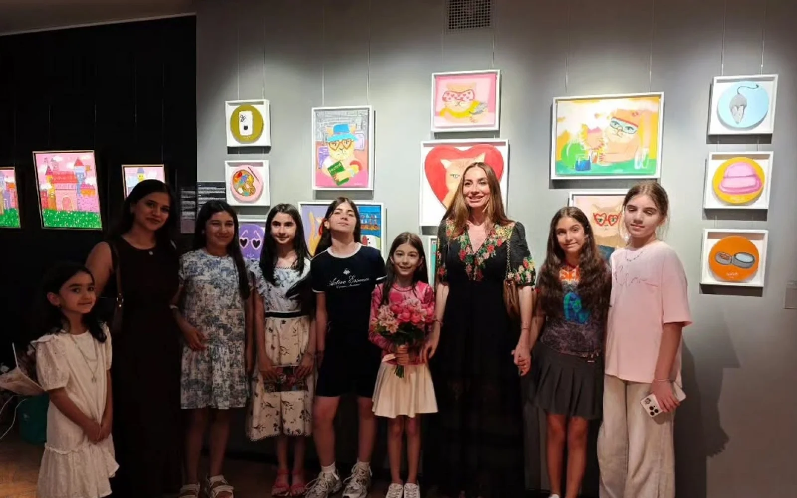 "Gallery" rəsm qalereyasında, Arzu Əliyeva, Gallery rəsm qalereyasında