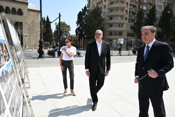 Prezident İlham Əliyev və birinci xanım Mehriban Əliyeva Gəncə şəhərində, İlham Əliyev, Mehriban Əliyeva, III MDB Oyunları, Gəncə