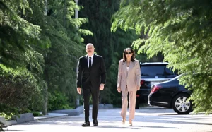 İlham Əliyev və birinci xanım Mehriban Əliyeva