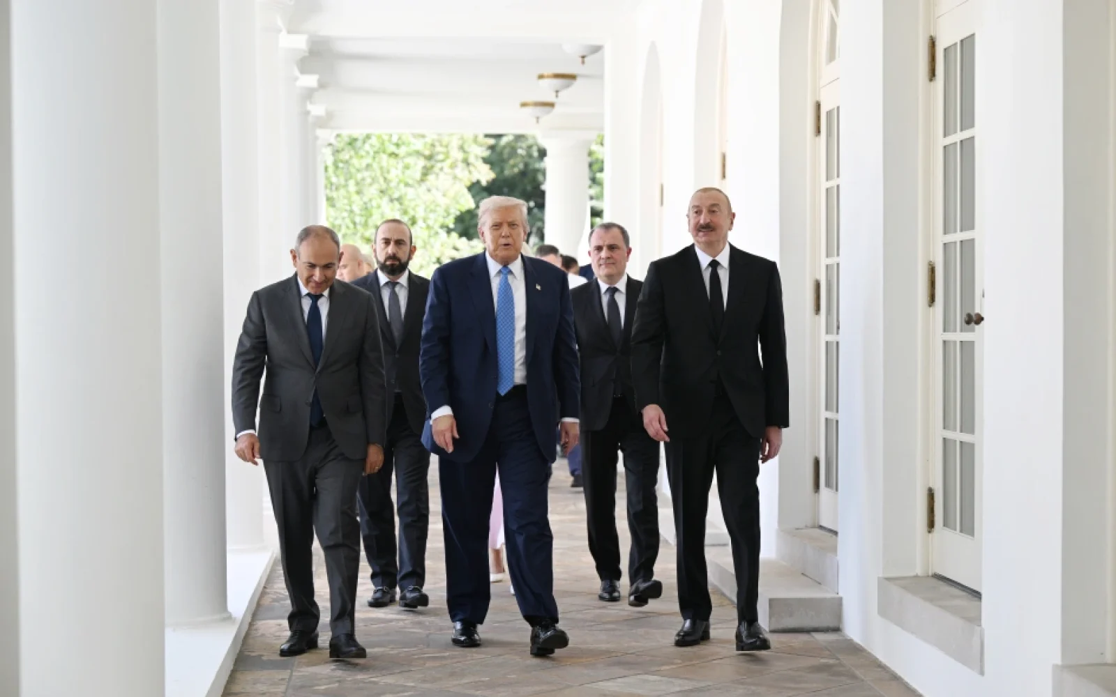 Azərbaycan, Ermənistan, ABŞ, İlham Əliyev, Nikol Paşinyan, Donald Tramp, Ağ Ev