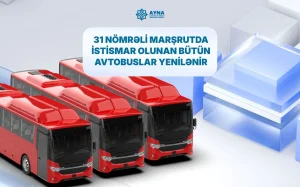 31 nömrəli marşrut, Avtobus