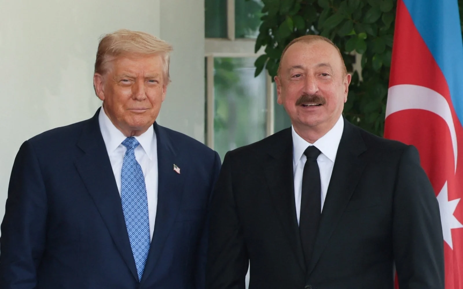 İlham Əliyev Ağ Evə gəldi, İlham Əliyev, Donald Tramp, Ağ Ev, ABŞ