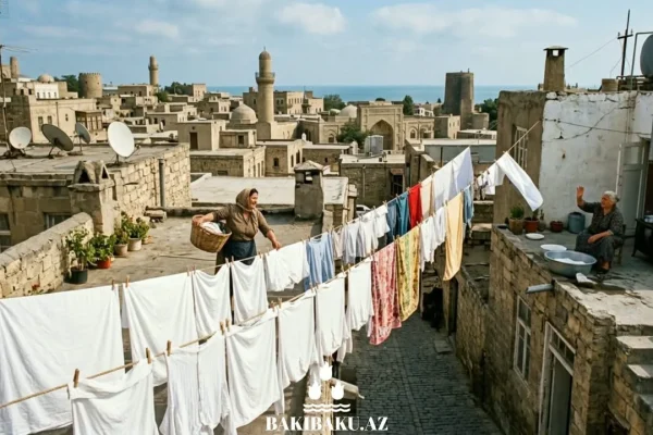 Bakının damları, Bakı, Dam, Paltar