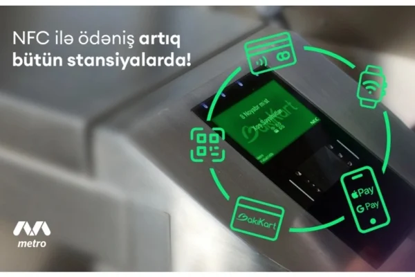 Bakı metrosunun bütün stansiyalarında yeni ödəniş üsulu, Bakı Metropoliteni