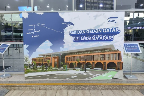 Bakı-Ağdam sərnişin qatarı, Ağdam, Qatar, ADY