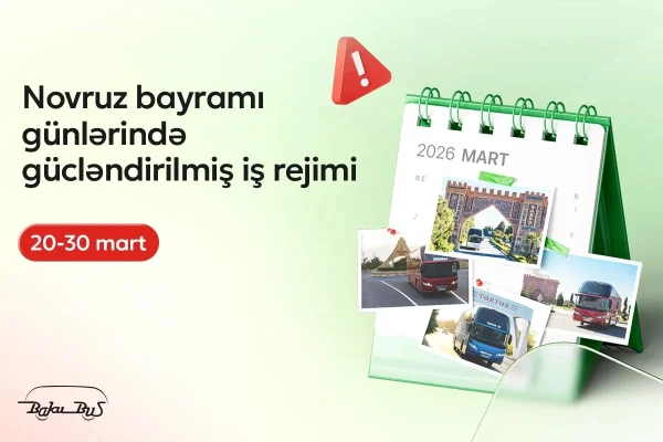 "BakuBus" MMC, Novruz bayramı