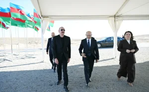 Prezident İlham Əliyev Cəbrayıl rayonunun Şahvəlli kəndində, İlham Əliyev, Cəbrayıl rayonu, Şahvəlli kəndi, “Şəms” və “Üfüq” Günəş Elektrik stansiyaları