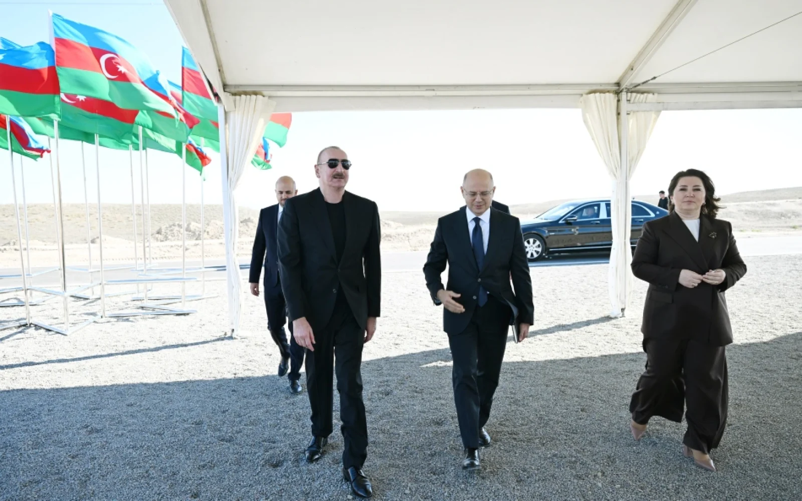 Prezident İlham Əliyev Cəbrayıl rayonunun Şahvəlli kəndində, İlham Əliyev, Cəbrayıl rayonu, Şahvəlli kəndi, “Şəms” və “Üfüq” Günəş Elektrik stansiyaları