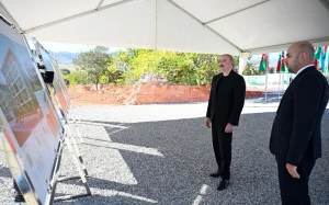 Cəbrayıl şəhərində, İlham Əliyev, Cəbrayıl şəhəri