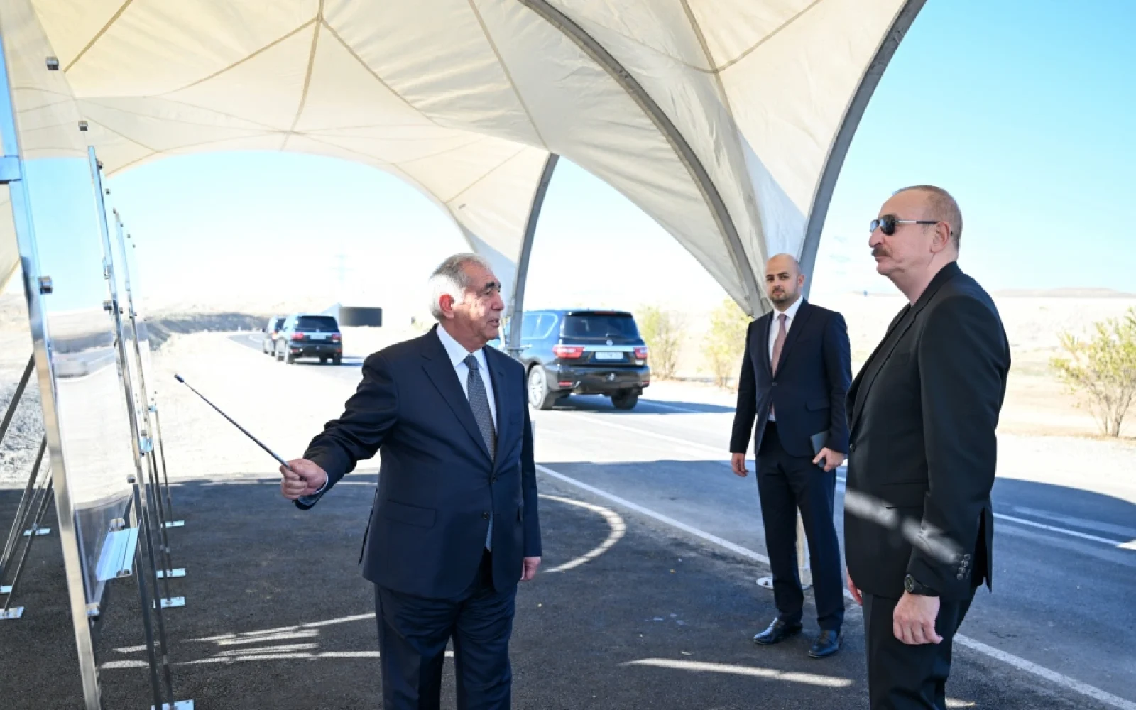 Prezident İlham Əliyev Cəbrayıl rayonunda, İlham Əliyev, Cəbrayıl rayonu, "Şəfəq" Günəş Elektrik Stansiyası, AAYDA