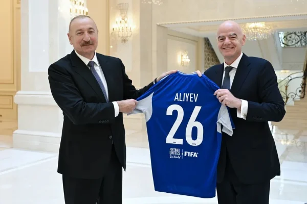 Canni İnfantino, FIFA, İlham Əliyev