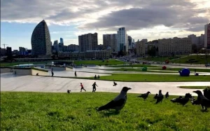 Завтра в Баку погода, Баку, погода