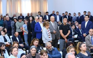 Biləcəri sakinləri ilə görüş, Eldar Əzizov, Bakı Şəhər İcra Hakimiyyəti, BŞİH, Binəqədi Rayon İcra Hakimiyyəti
