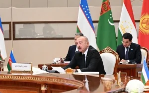 İlham Əliyev Mərkəzi Asiya Dövlət Başçılarının 7-ci Məşvərət Görüşünün iclasında, İlham Əliyev, Mərkəzi Asiya Dövlət Başçılarının 7-ci Məşvərət Görüşü