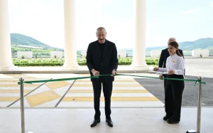 “Laçın” İstirahət Kompleksinin açılışında, Laçın İstirahət Kompleksi, Laçın Rayonu Zerti Kəndi, Laçın, Ramin Quluzadə