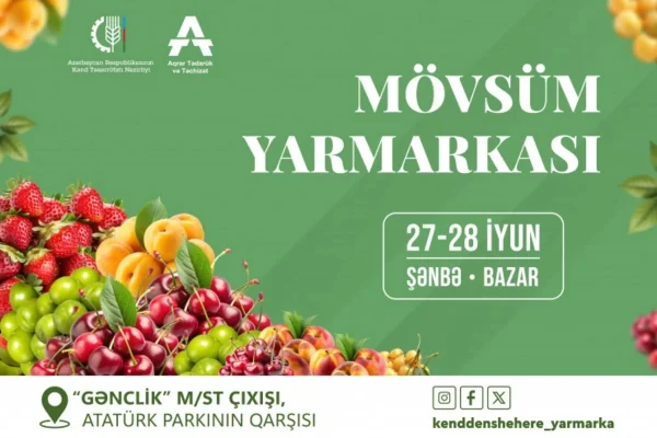 "Kənddən Şəhərə" mövsüm yarmarkası