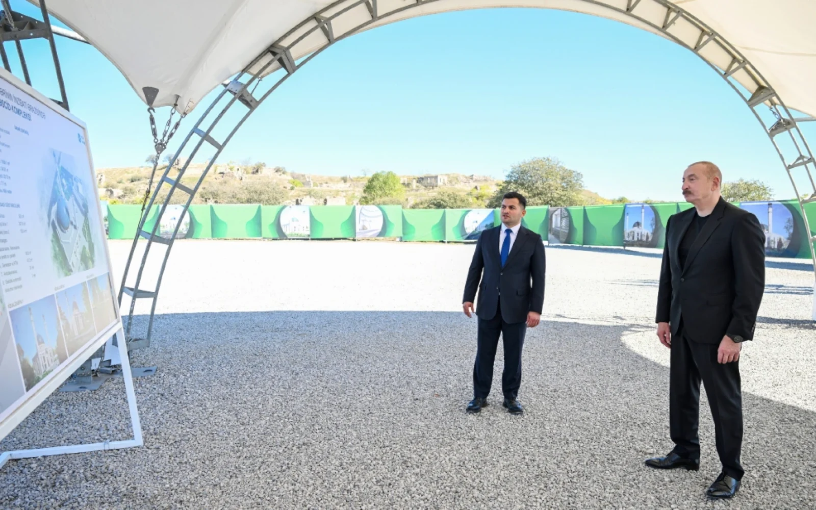 Cəbrayıl şəhər məscidi, İlham Əliyev