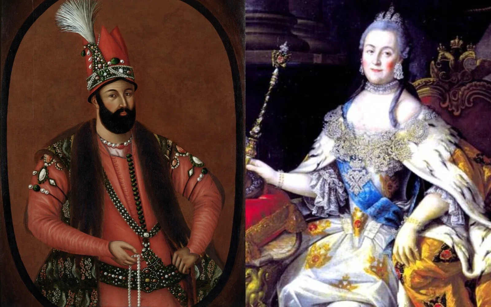 Nadir Şah Əfşar, II Yekaterina
