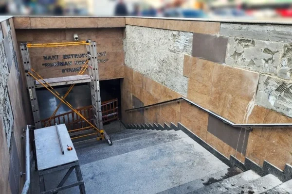 "Nərimanov" stansiyasının çıxışında təmir işləri, "Nərimanov" stansiyası