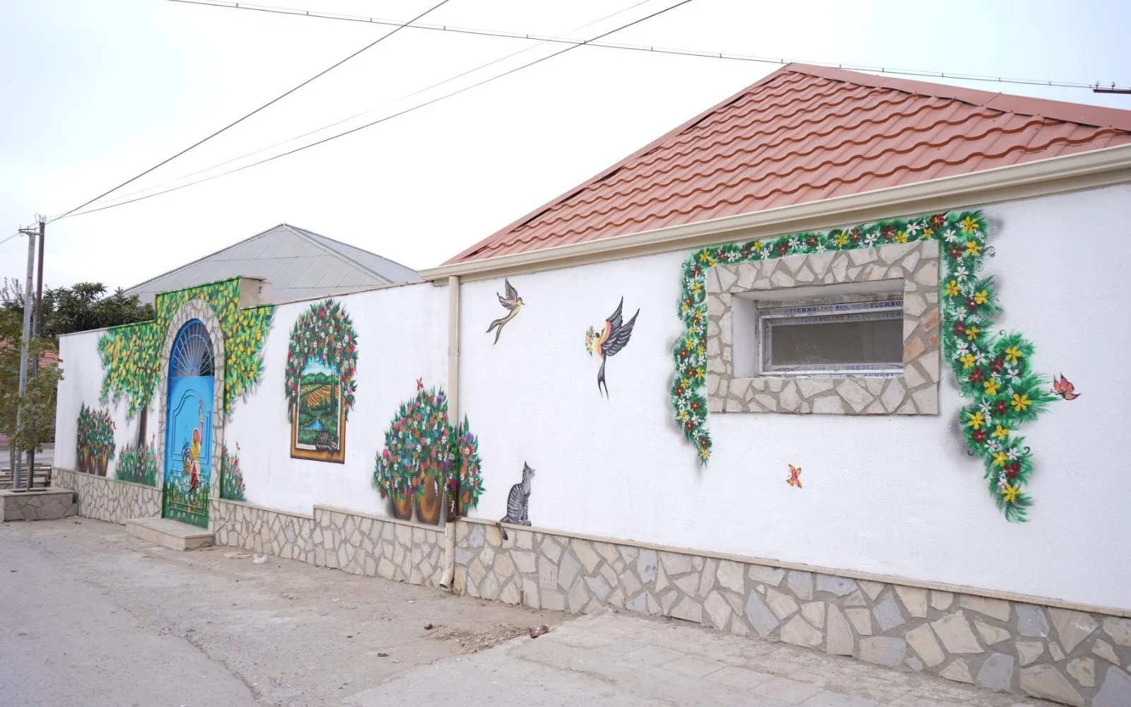 Novxanı kəndi abadlaşdırılır, Bakı Abadlıq Xidməti, Novxanı kəndi