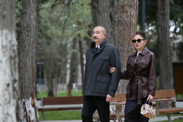Nərimanov rayonunda salınan yeni park, İlham Əliyev, Mehriban Əliyeva, Eldar Əzizov, Nərimanov rayonu, Park