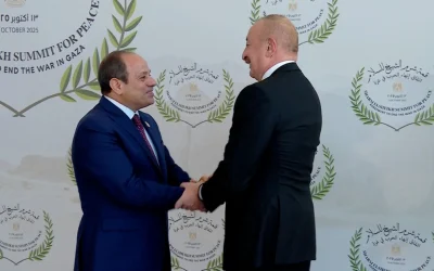 İlham Əliyev Yaxın Şərq Sülh Sammitində, İlham Əliyev, Yaxın Şərq Sülh Sammiti, Misir Ərəb Respublikası