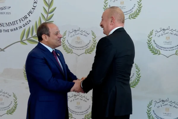 İlham Əliyev Yaxın Şərq Sülh Sammitində, İlham Əliyev, Yaxın Şərq Sülh Sammiti, Misir Ərəb Respublikası