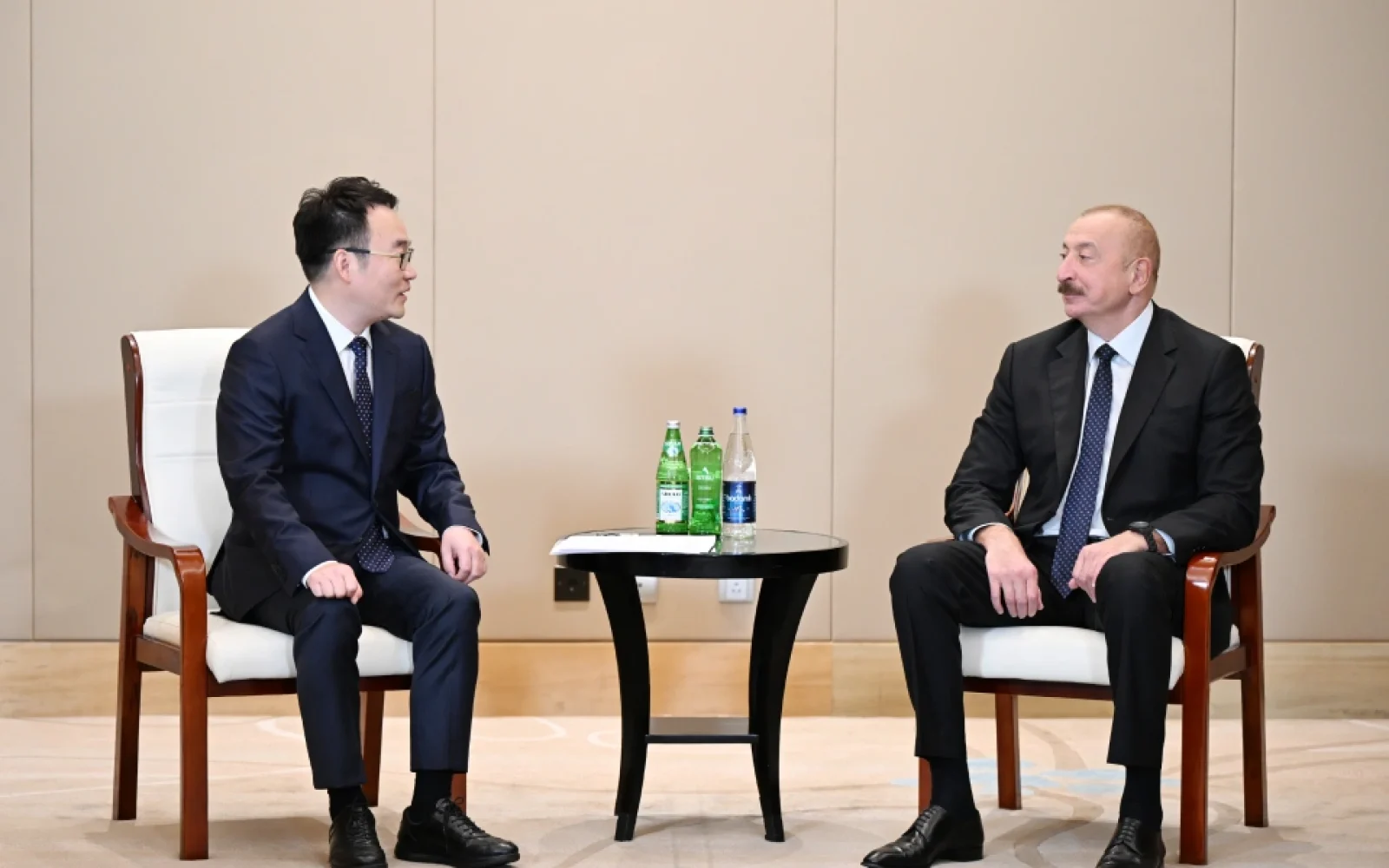Prezident İlham Əliyev Tiencin şəhərində, İlham Əliyev, Xı Yınfen, “Powerchina group”