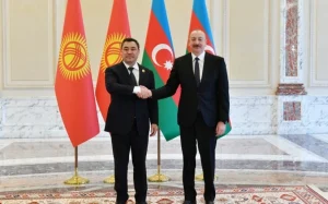 Президент Ильхам Алиев, Садыр Жапаров, Кыргызстан