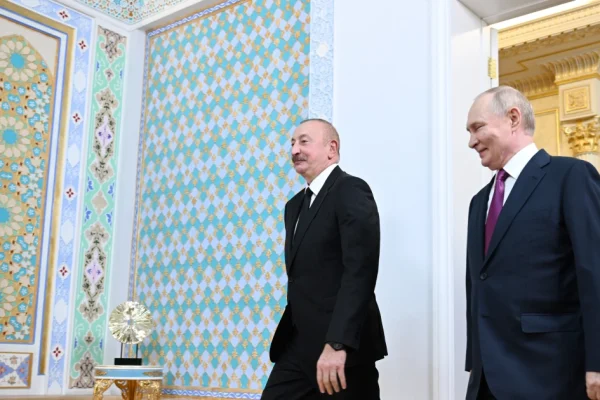 Prezident İlham Əliyevin Rusiya Prezidenti Vladimir Putin ilə təkbətək görüşü, İlham Əliyev, Vladimir Putin