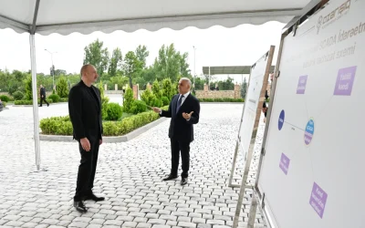 Prezident İlham Əliyev Yevlaxda, SCADA, Yevlax, Azərişıq