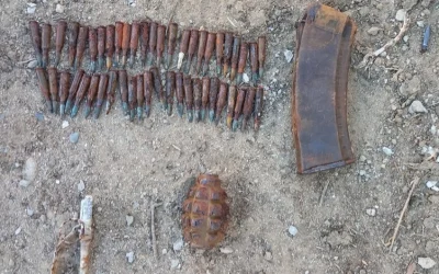 Bakıda sursat aşkarlanıb, Silah, Sabunçu rayonu, Ramana qəsəbəsi, FHN