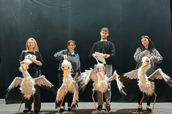 Kukla teatrında yeni tamaşa, Leylək və Müqəvva