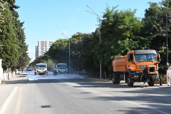 Təmizlik və abadlıq işləri, Bakı, Təmizlik, Abadlıq