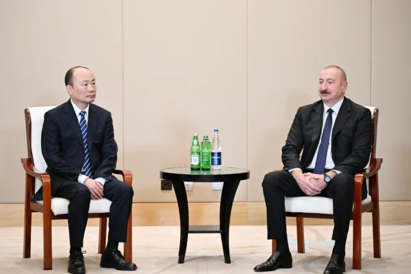 Prezident İlham Əliyev Tiencin şəhərində, “China National Chemical Engineering”