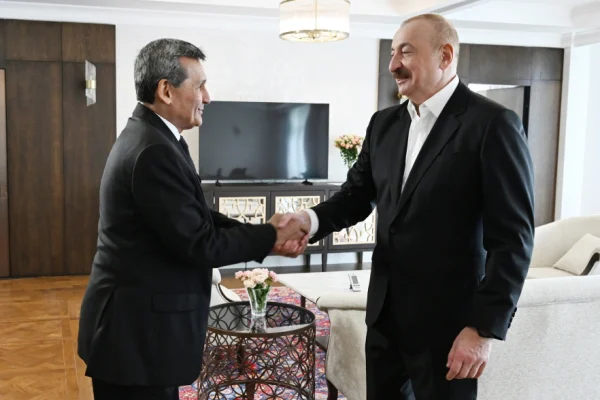 Azərbaycan Prezidenti İlham Əliyev Xankəndidə, Xankəndi, Türkmənistan