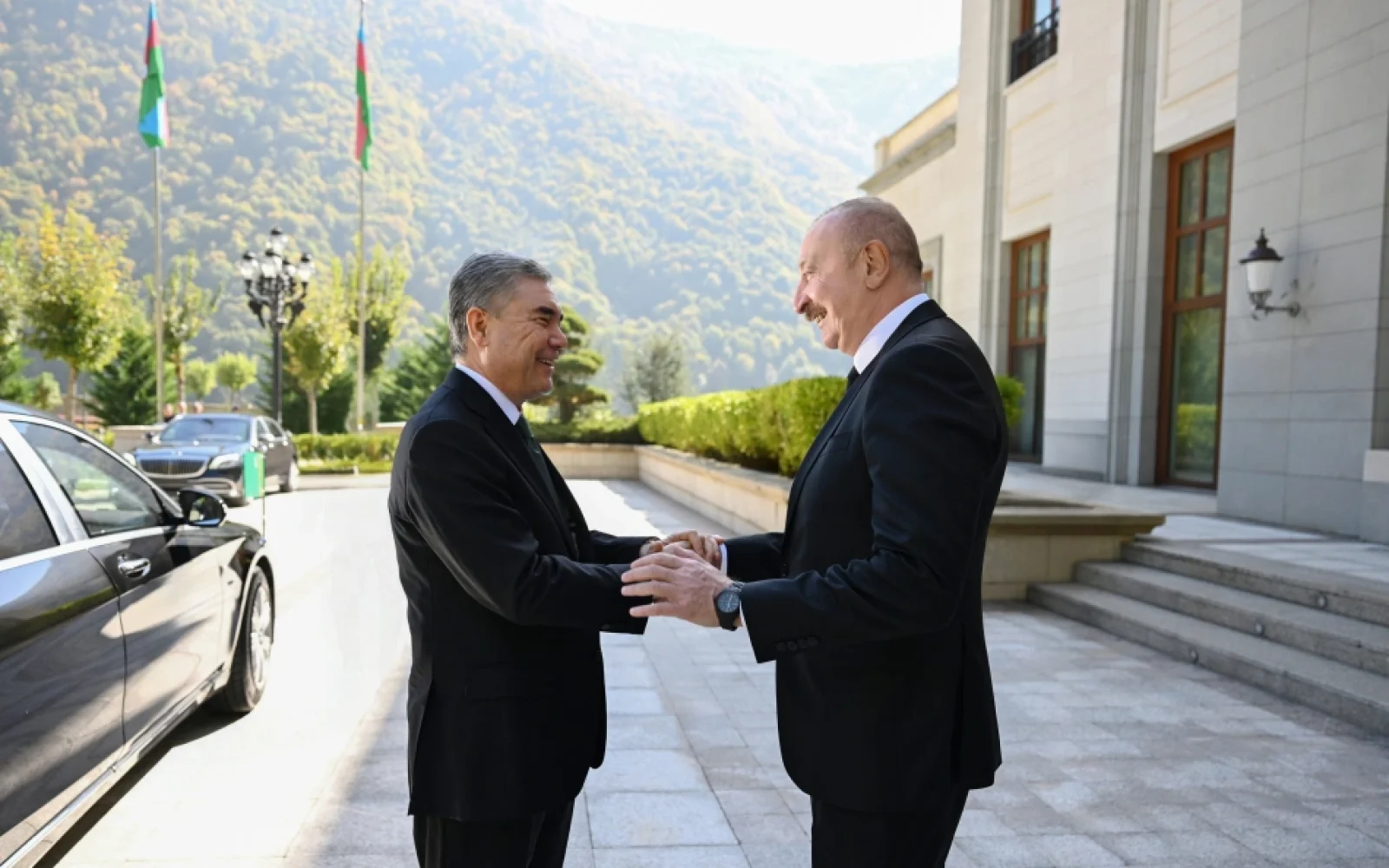 Prezident İlham Əliyev Qəbələdə, Qurbanqulu Berdiməhəmmədov