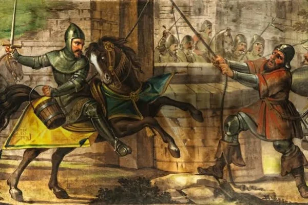 Vedrə üstündə müharibə, Vedrə, Müharibə