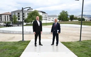 Prezident İlham Əliyev Xankəndidə Zəfər parkında, Xankəndi, Zəfər Parkı