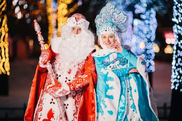 Şaxta baba və Qar qız, Şaxta baba, Qar qız