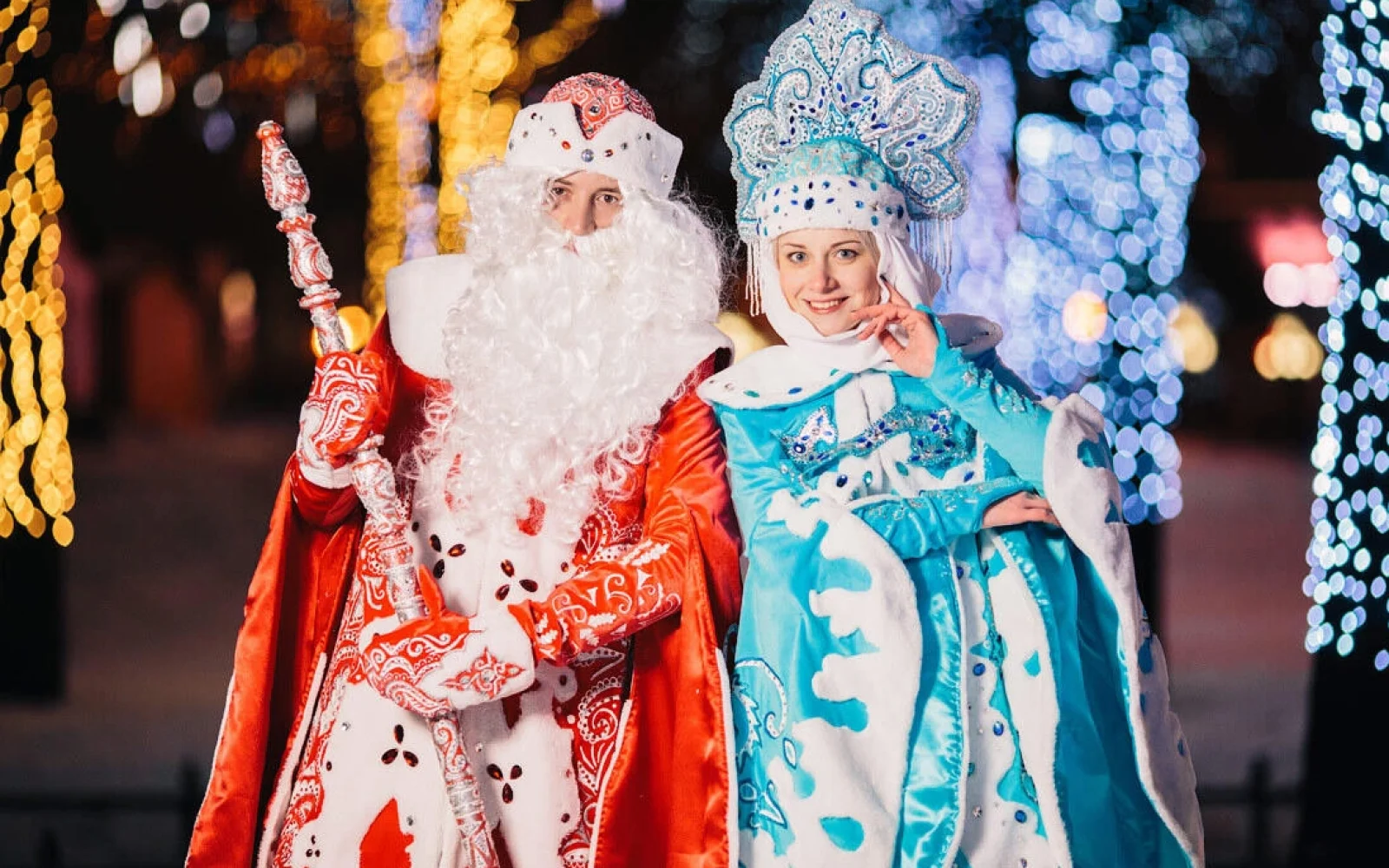 Şaxta baba və Qar qız, Şaxta baba, Qar qız