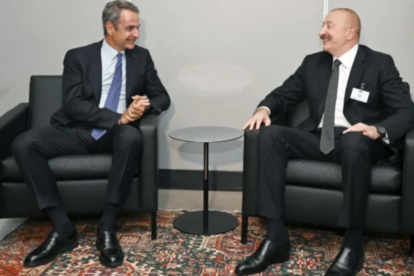 İlham Əliyev, Kiriakos Mitsotakis, Nyu-York, Yunanıstan