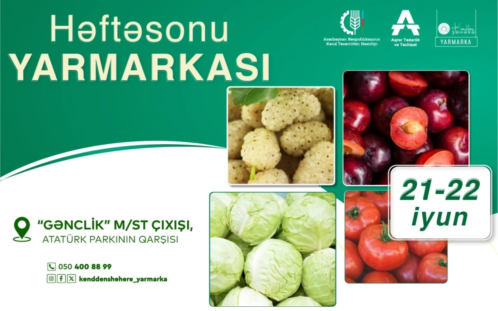 “Kənddən Şəhərə” həftəsonu yarmarkası, “Kənddən Şəhərə”, Yarmarka