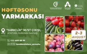 “Kənddən Şəhərə” yarmarkası, “Kənddən Şəhərə”, yarmarka, Kənd Təsərrüfatı Nazirliyi