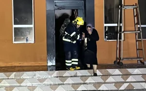 Yasamalda yanğın, Yasamal rayonu, Mirəli Seyidov Küçəsi, Yanğın, FHN