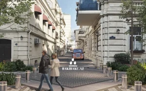 Bakıda daha bir küçə, Küçə, Yol, Piyada