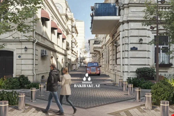 Bakıda daha bir küçə, Küçə, Yol, Piyada