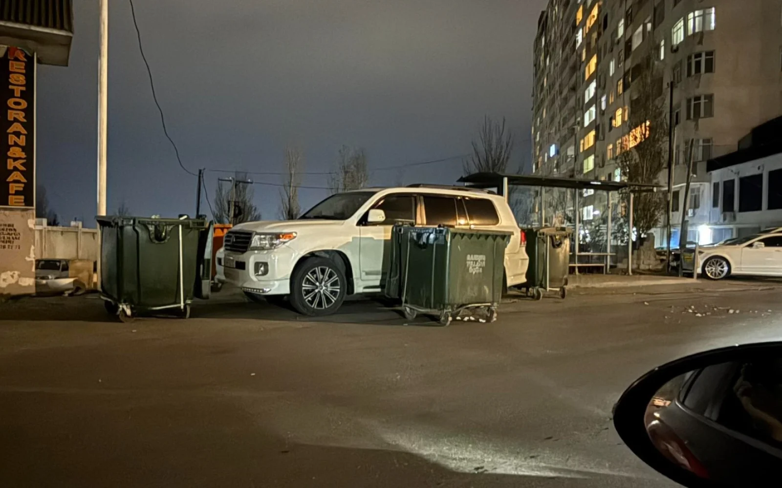 Zibil konteynerləri ilə cəza