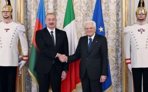 Sercio Mattarella, Prezident İlham Əliyev, İtaliya